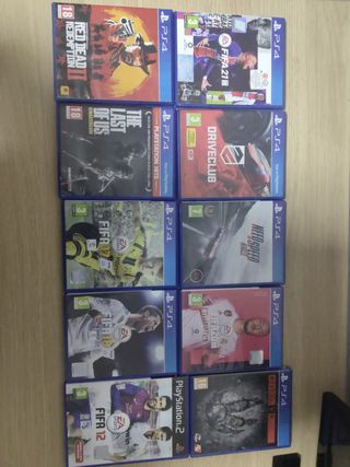 Pack 7 juegos Ps4 + 1 Ps2