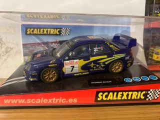 subaru impreza scalextric nuevo