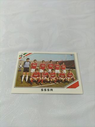 Cromo selección Union Soviética México86