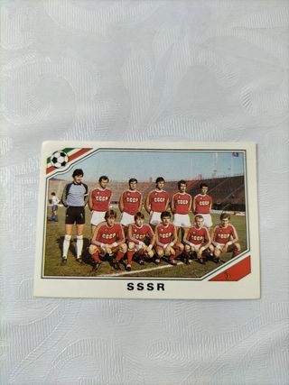 Cromo selección Union Soviética México86