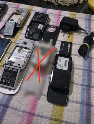 Lote de teléfonos móviles