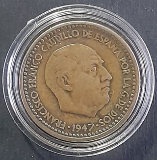 Una Peseta 1947 *50 ¡Muy escasa! (F. Franco)