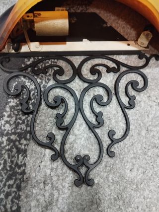 Lámparas exterior forja cristal