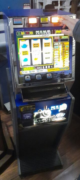 MINI TRAGAPERRAS ANTIGUA - TRAGAMONEDAS ANTIGUO