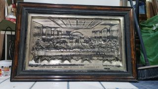 antiguo cuadro última cena