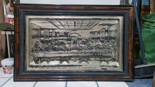 antiguo cuadro última cena
