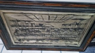 antiguo cuadro última cena