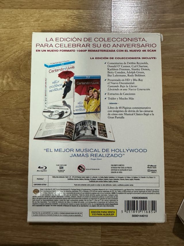 Cantando bajo la lluvia edición 60 aniversario