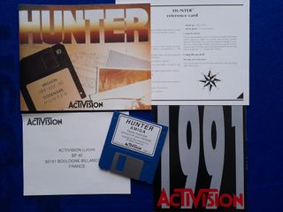 Hunter Commodore Amiga originale 1991 Activision