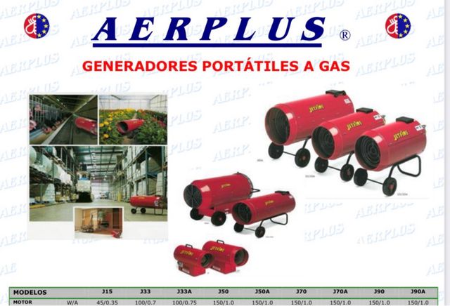 calefaccion industrial aire caliente