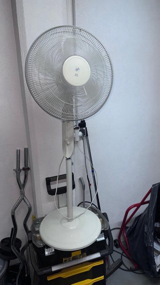 Ventilador Pie Oscilante 50 W 40 Cm