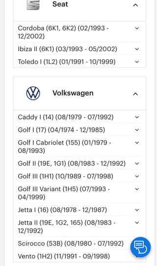 embrague vw golf II/ seat