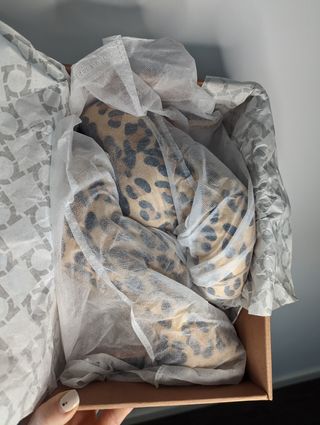 Zapato abotinado plataforma animal print