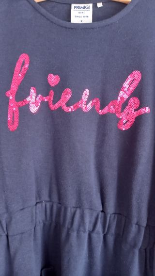 Vestitino bimba felpato