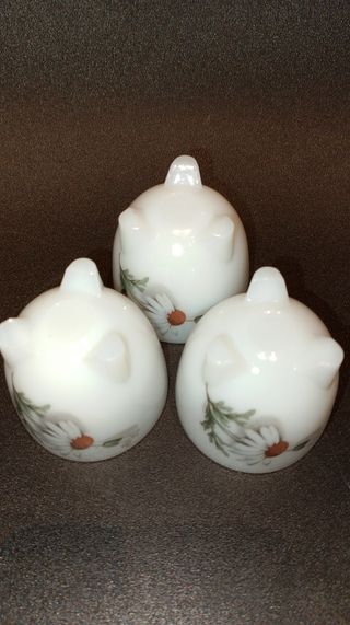 lote hueveras ARCOPAL FRANCÉS VINTAGE NUEVAS