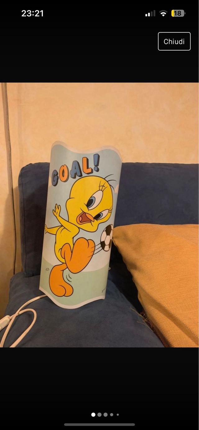 vendo lampada da comodino