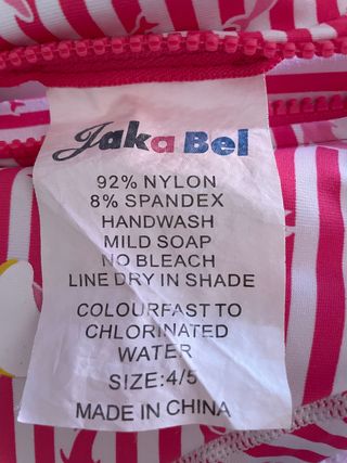 Costume galleggiante 4/5 anni