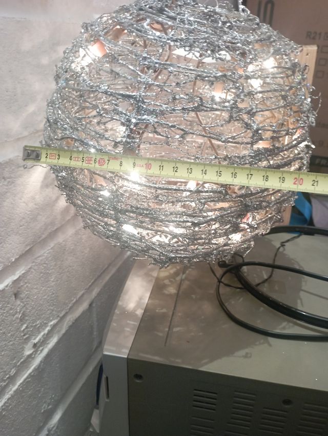 Bola decoración con luces