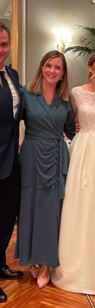 Vestido de invitada Bimani largo y con chaqueta