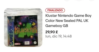 Klustar Game boy color a estrenar