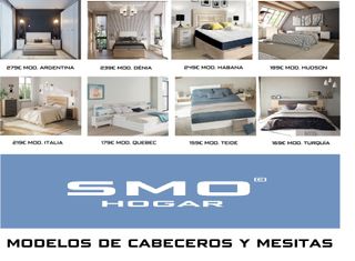 CABECERO BARATO CABEZAL 2 MESITAS DORMITORIO ELENA