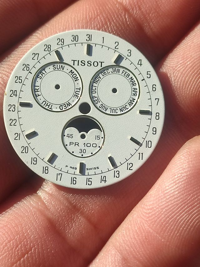 Esfera de reloj vintage Tissot NOS P465