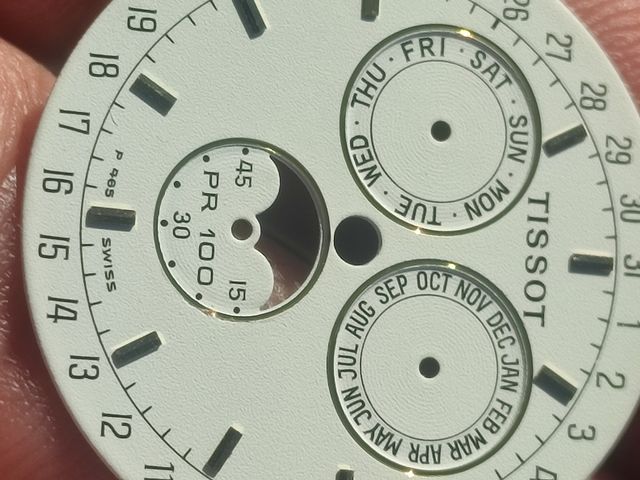 Esfera de reloj vintage Tissot NOS P465