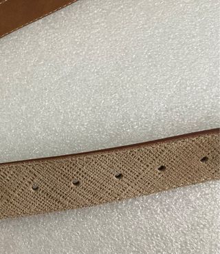 Navigare cintura uomo beige 125 cm pelle