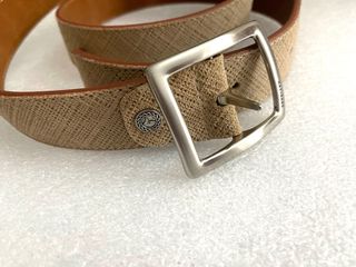 Navigare cintura uomo beige 125 cm pelle