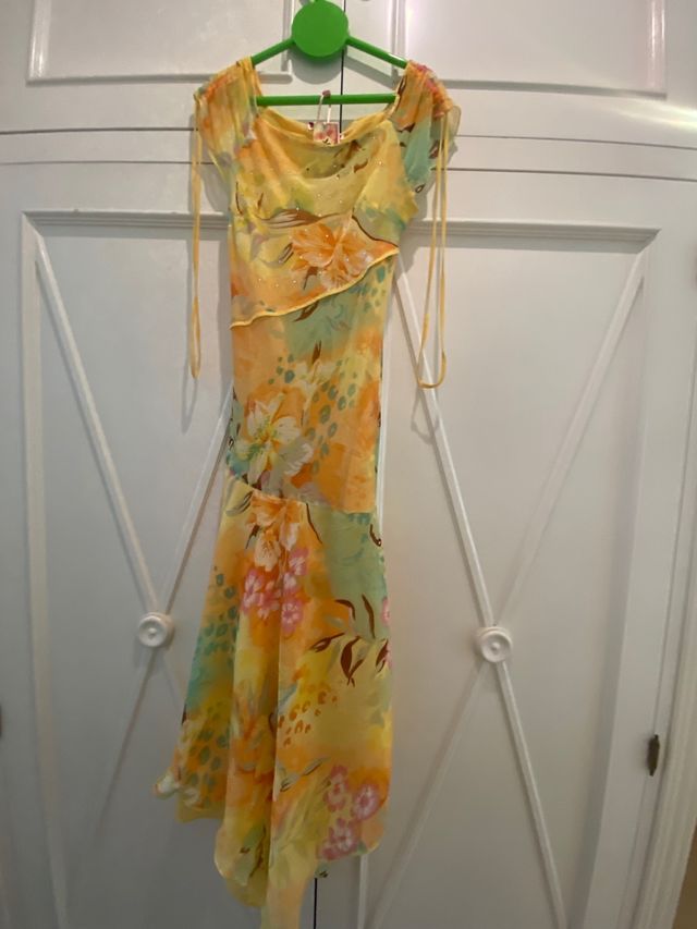 novo vestido de chiffon