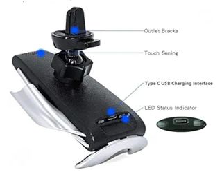 Soporte cargador wireless coche