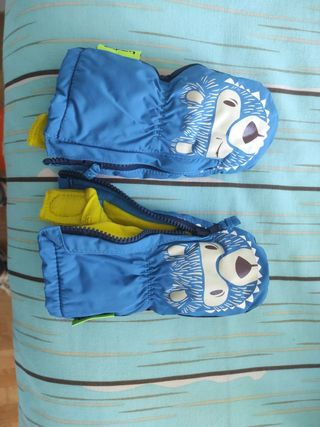 Manoplas niño/a nieve