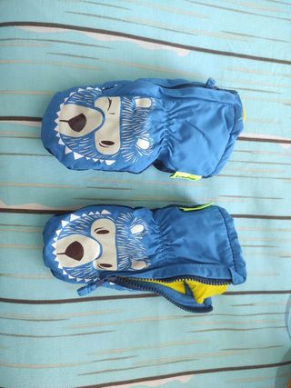 Manoplas niño/a nieve