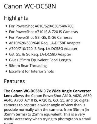 CAMARA CANON POWER SHOT 5