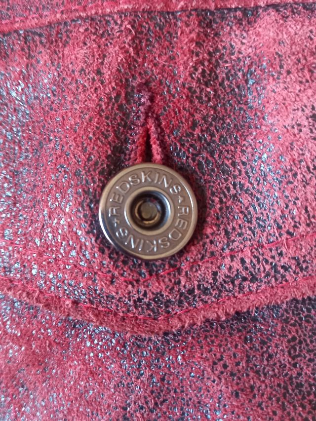 Cazadora de cuero Redskins