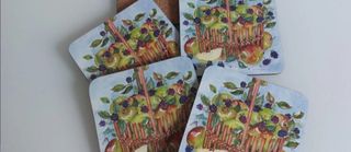 N° 168.- Posavasos, campana y frutero