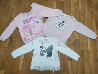 Lote sudaderas 3 años