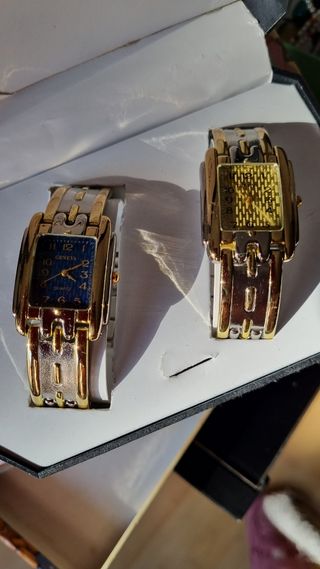Relojes quartz geneva hombre mujer