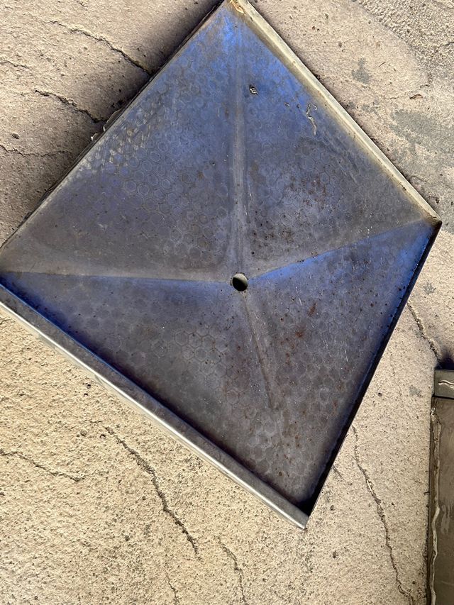 Deposito-plato ducha acero camper camion