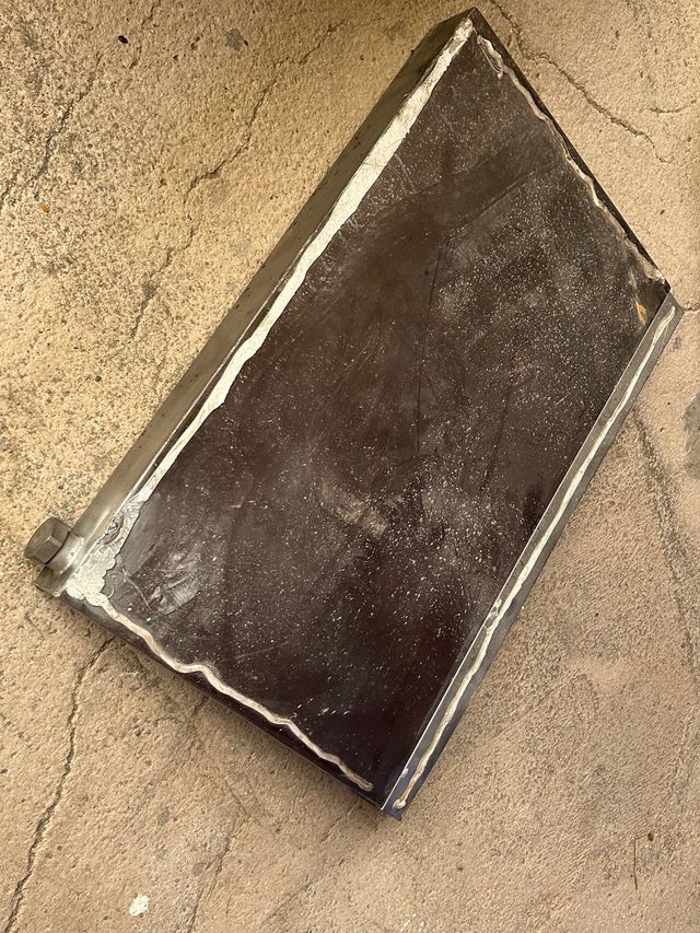 Deposito-plato ducha acero camper camion