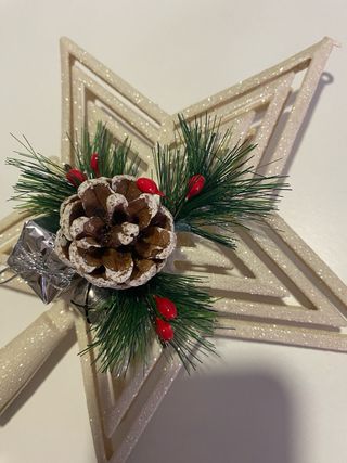 Estrella decoración árbol de Navidad