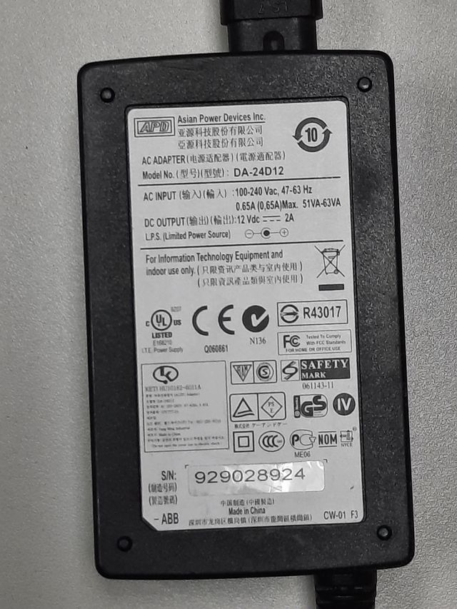 Cargador Portátil Toshiba