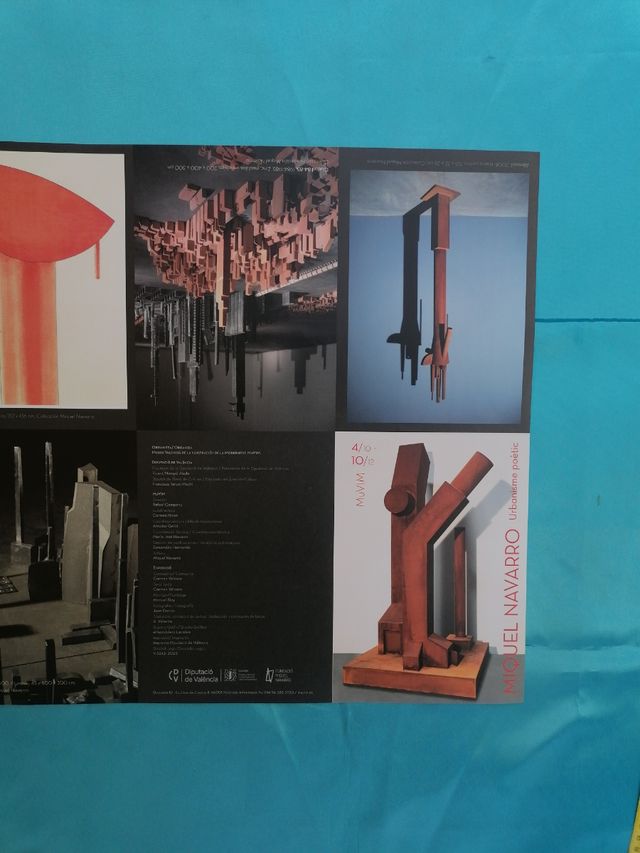 ESCULTURA. MIQUEL NAVARRO. CARTEL. ARTE