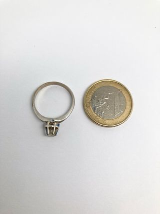 Anillo Compromiso Diamante 18k 2,52g