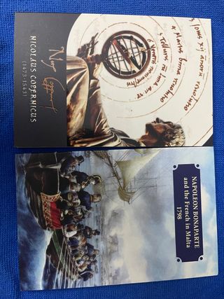 Lote de las dos conmemorativas Malta 2023