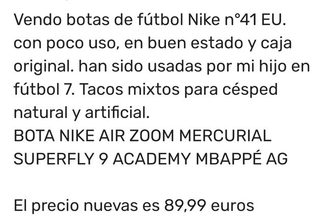 Botas futbol