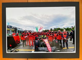 Foto Ferrari F1-75 Imola 2022 Start