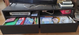 Mueble TV madera con cajones