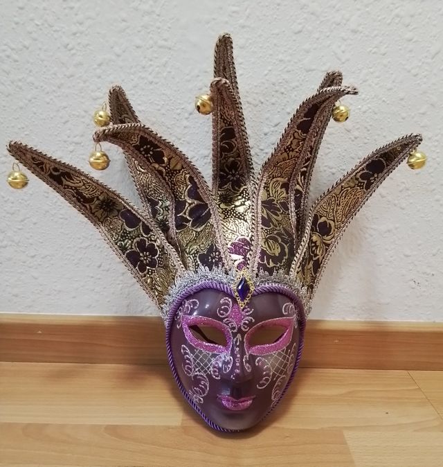 Máscara veneciana carnaval 