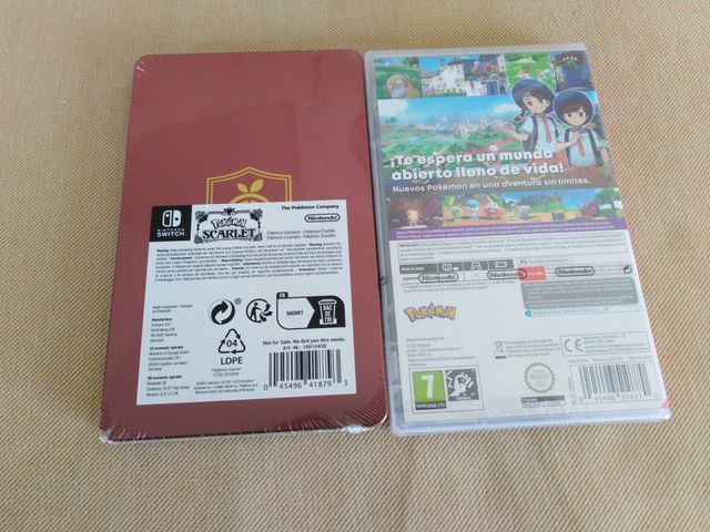 Pokémon Escarlata + Steelbook (precintados)